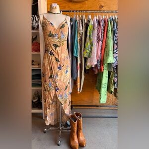 ASTR The Label Faux Wrap Dress Floral